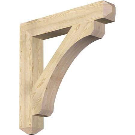 Ekena Millwork Legacy Craftsman Rough Sawn Bracket, Douglas Fir, 6"W x 40"D x 40"H BKT06X40X40LEC04RDF